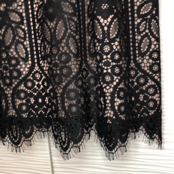 NWT LOFT black lace shift dress. Size 16. - Picture 3 of 8